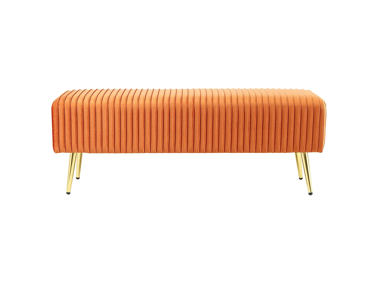 Banc PATERSON Velours Orange