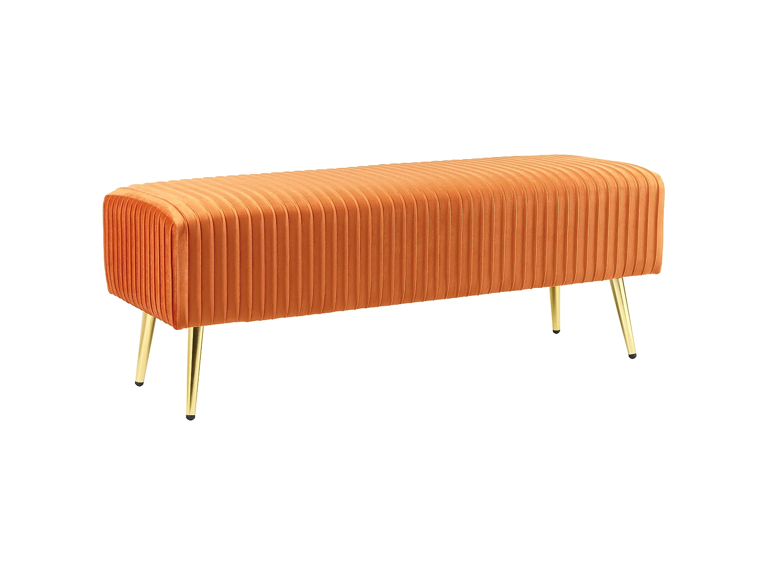 Banc PATERSON Velours Orange