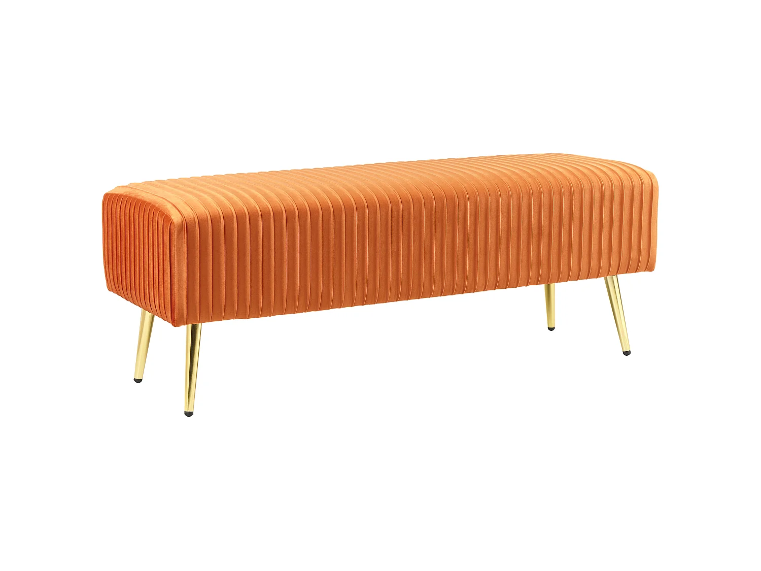 Banc PATERSON Velours Orange