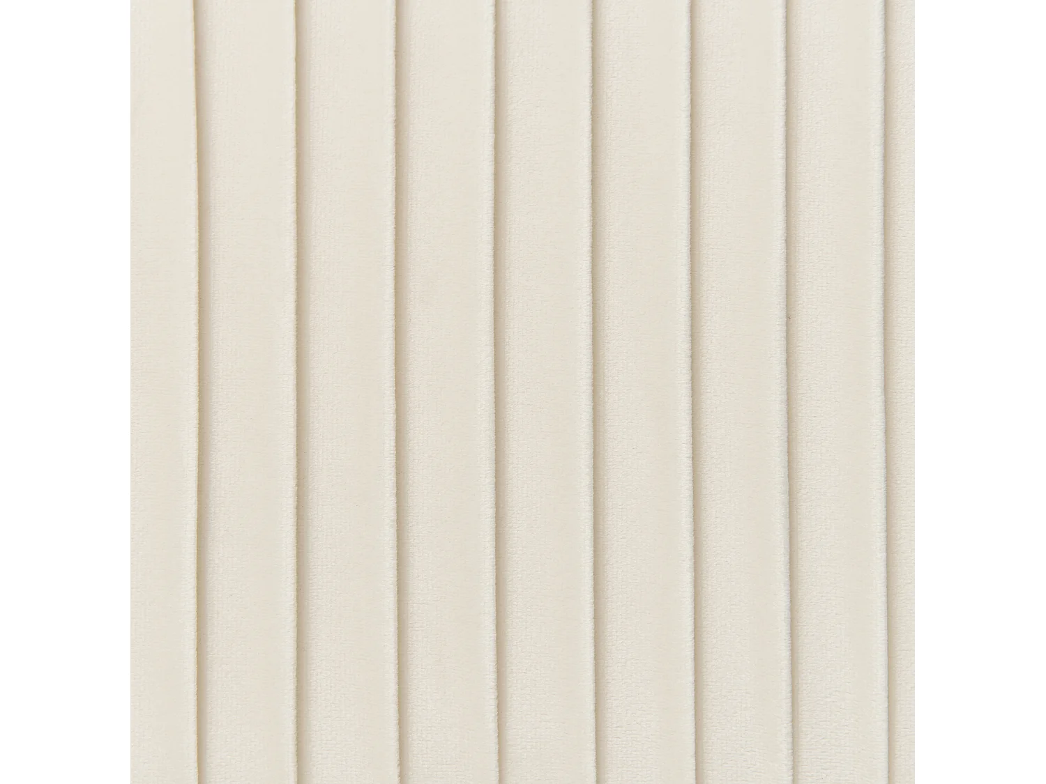 Banc PATERSON Velours Blanc cassé