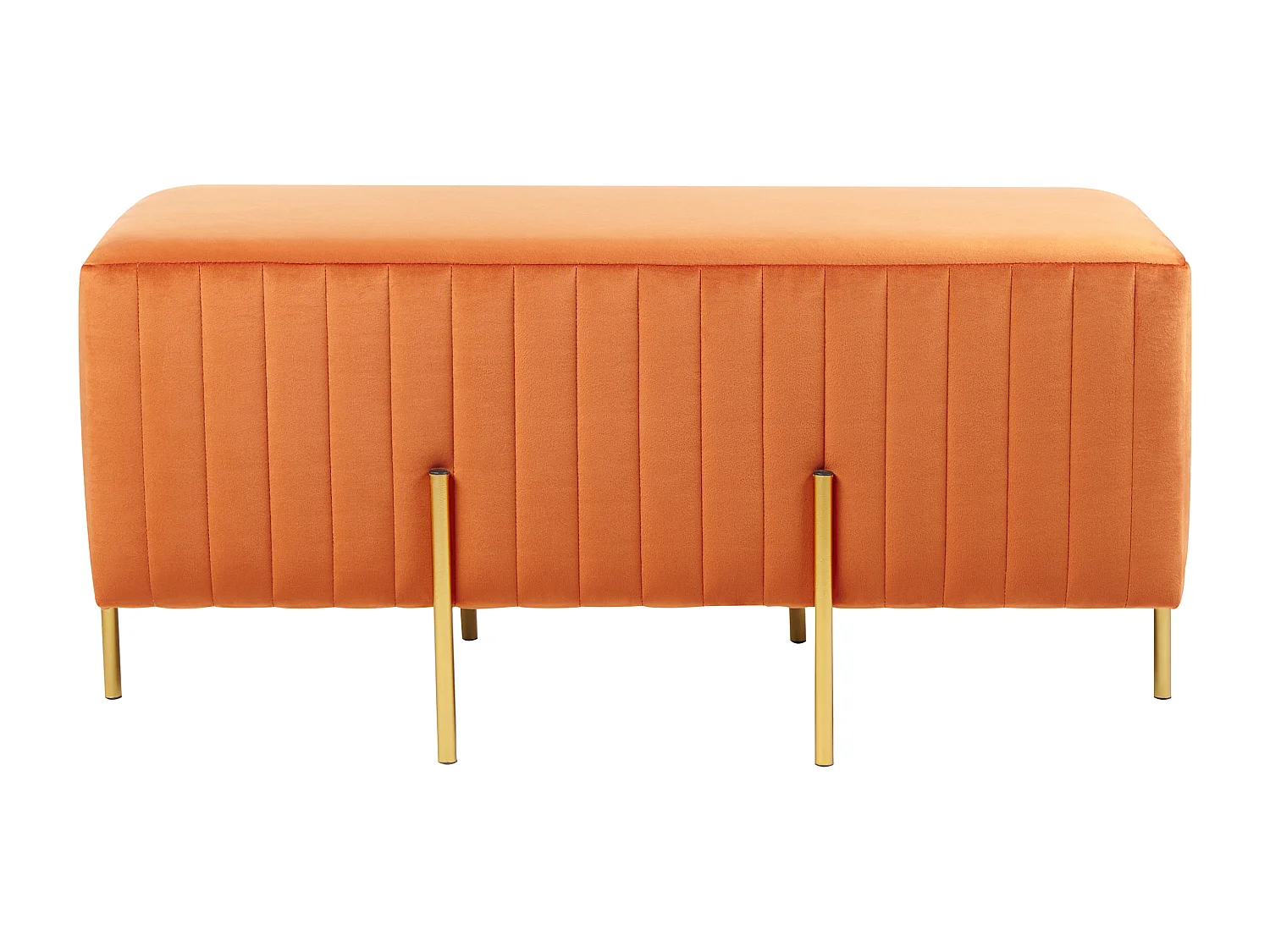 Banc DAYTON Velours Orange