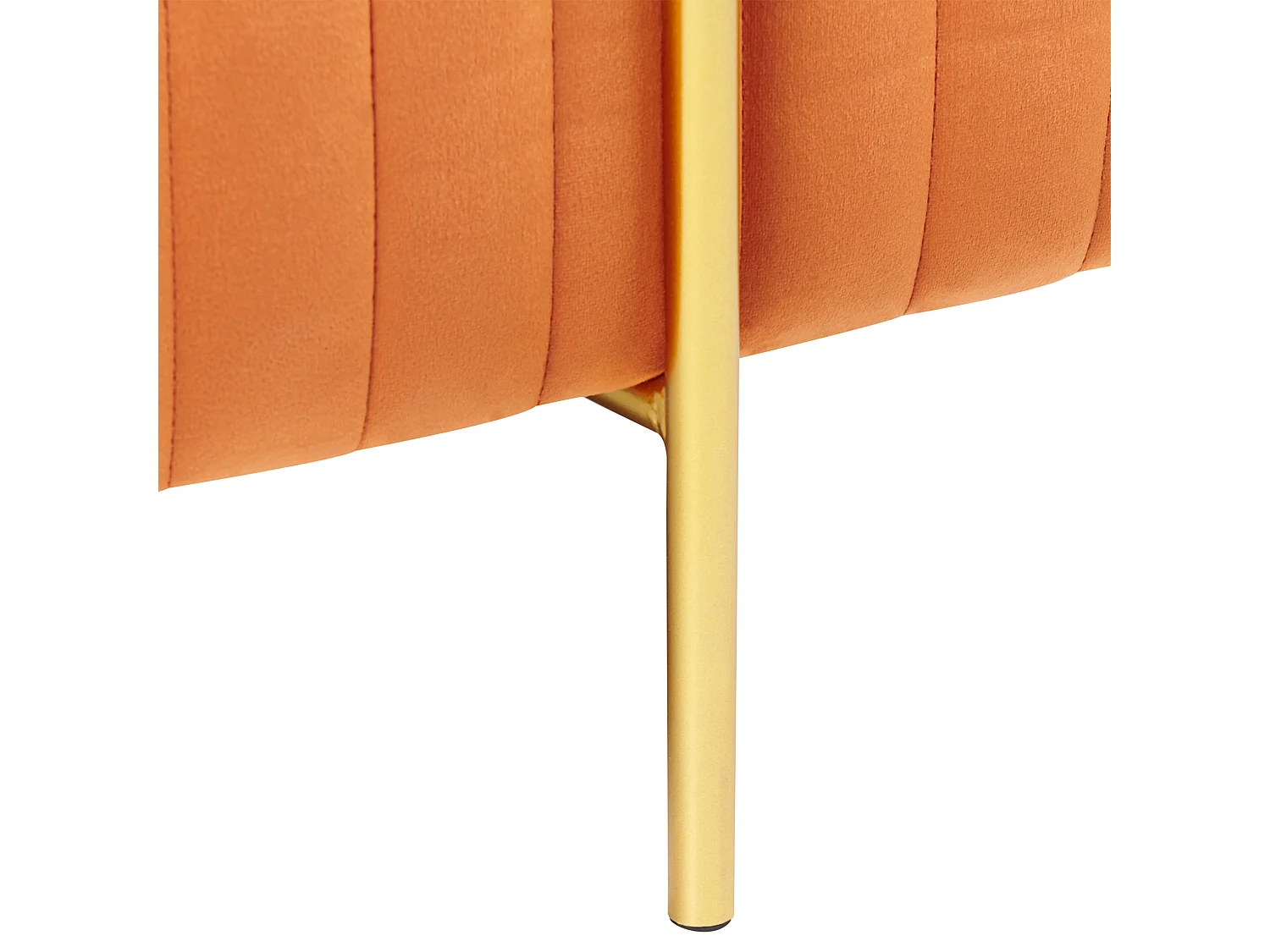 Banc DAYTON Velours Orange