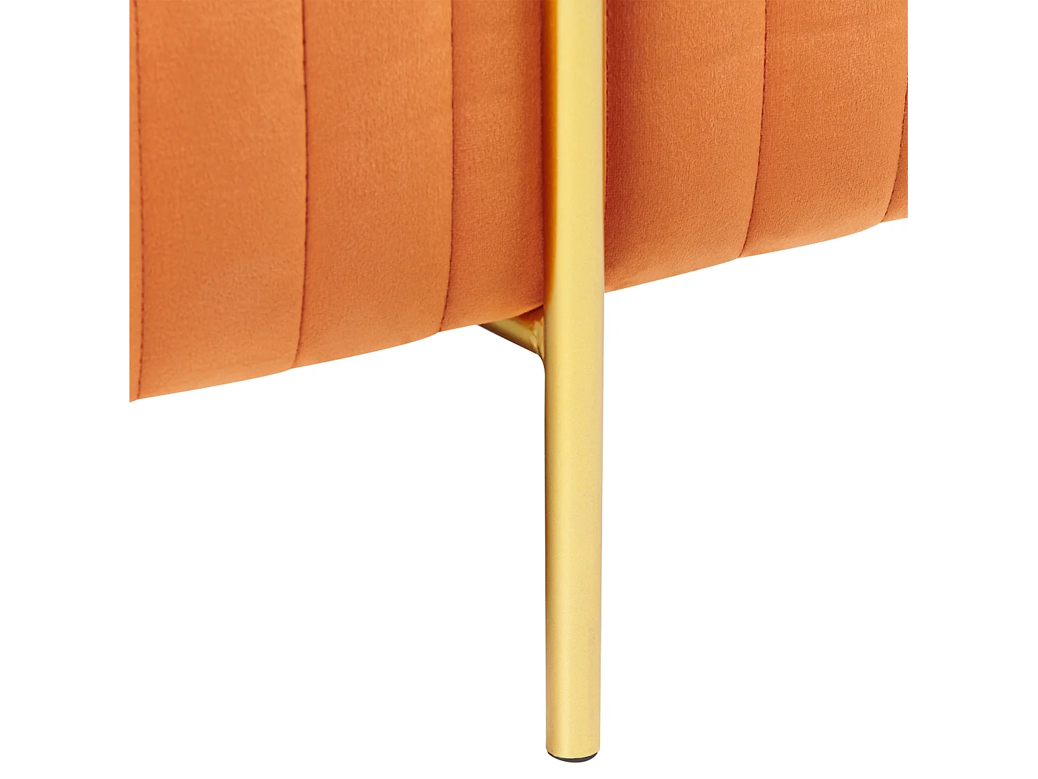 Banc DAYTON Velours Orange