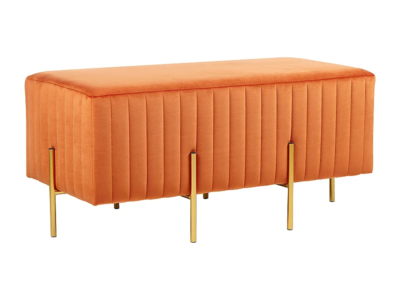 Banco DAYTON Veludo Laranja