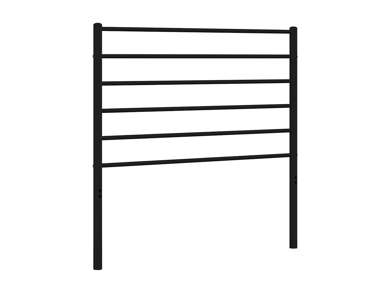 Tête de lit de remplacement métal noir 100 cm