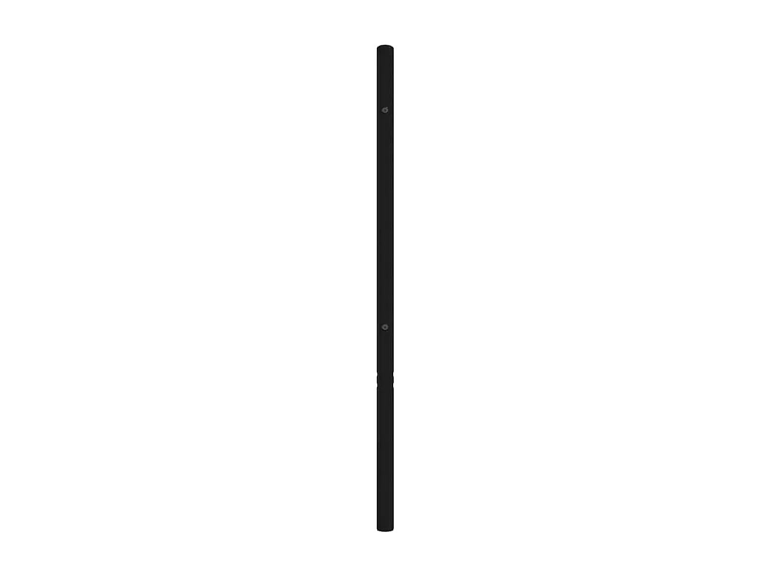 Tête de lit de remplacement métal noir 100 cm