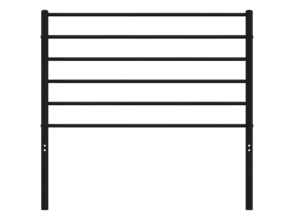 Tête de lit de remplacement métal noir 100 cm