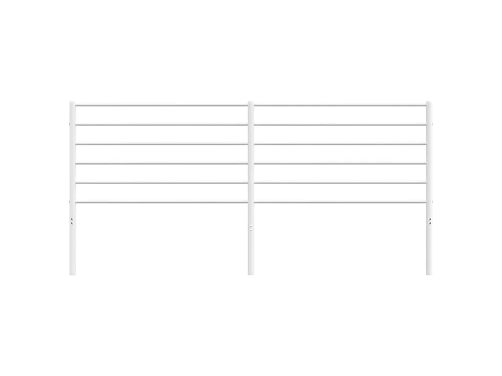 Vervangend hoofdbord metaal wit 180 cm