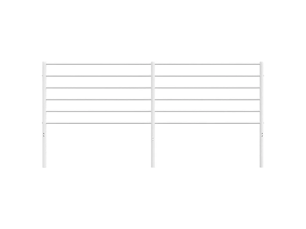 Tête de lit de remplacement métal blanc 180 cm