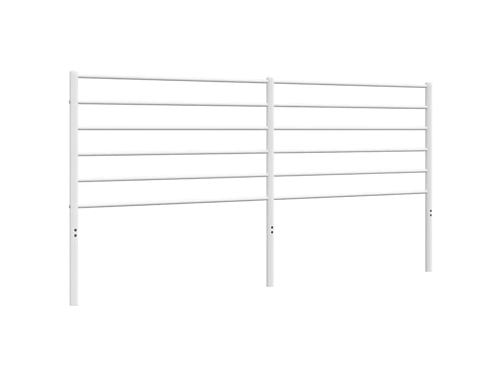Tête de lit de remplacement métal blanc 180 cm
