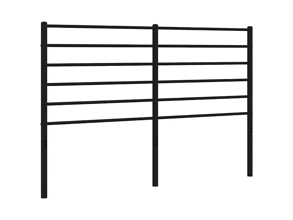 Testiera di Ricambio in Metallo Nero 150 cm