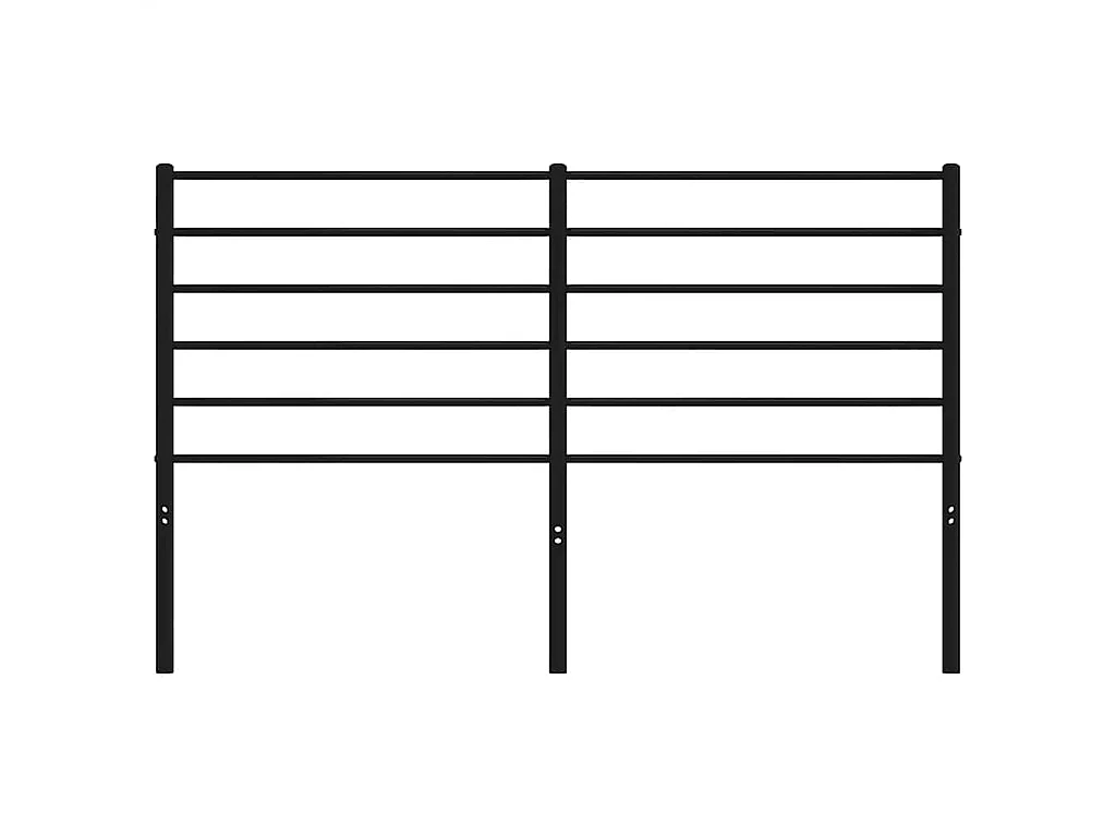 Testiera di Ricambio in Metallo Nero 150 cm