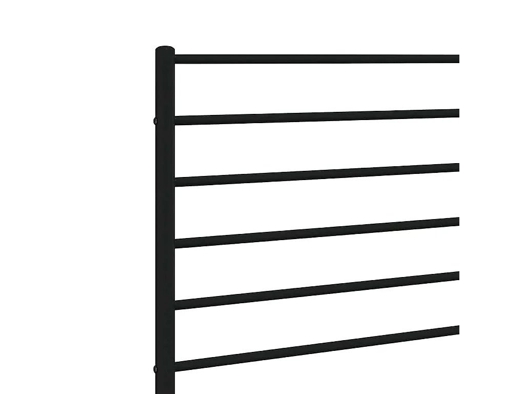 Testiera di Ricambio in Metallo Nero 150 cm