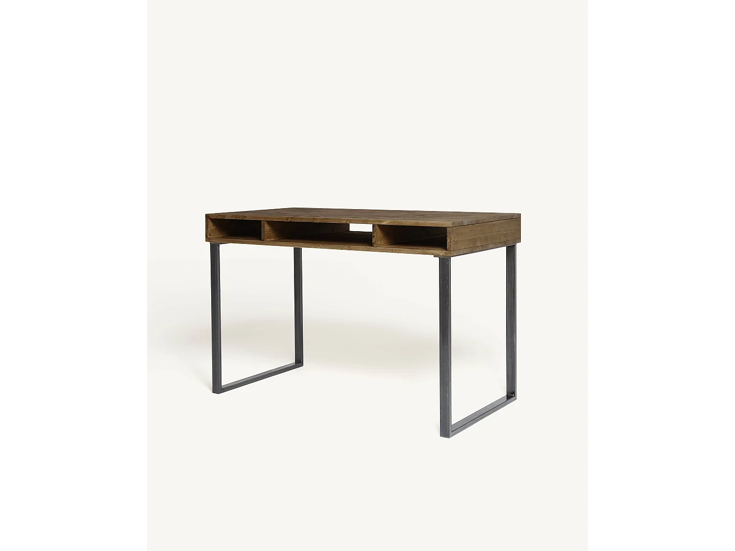 Bureau en bois  de couleur marron ELMA