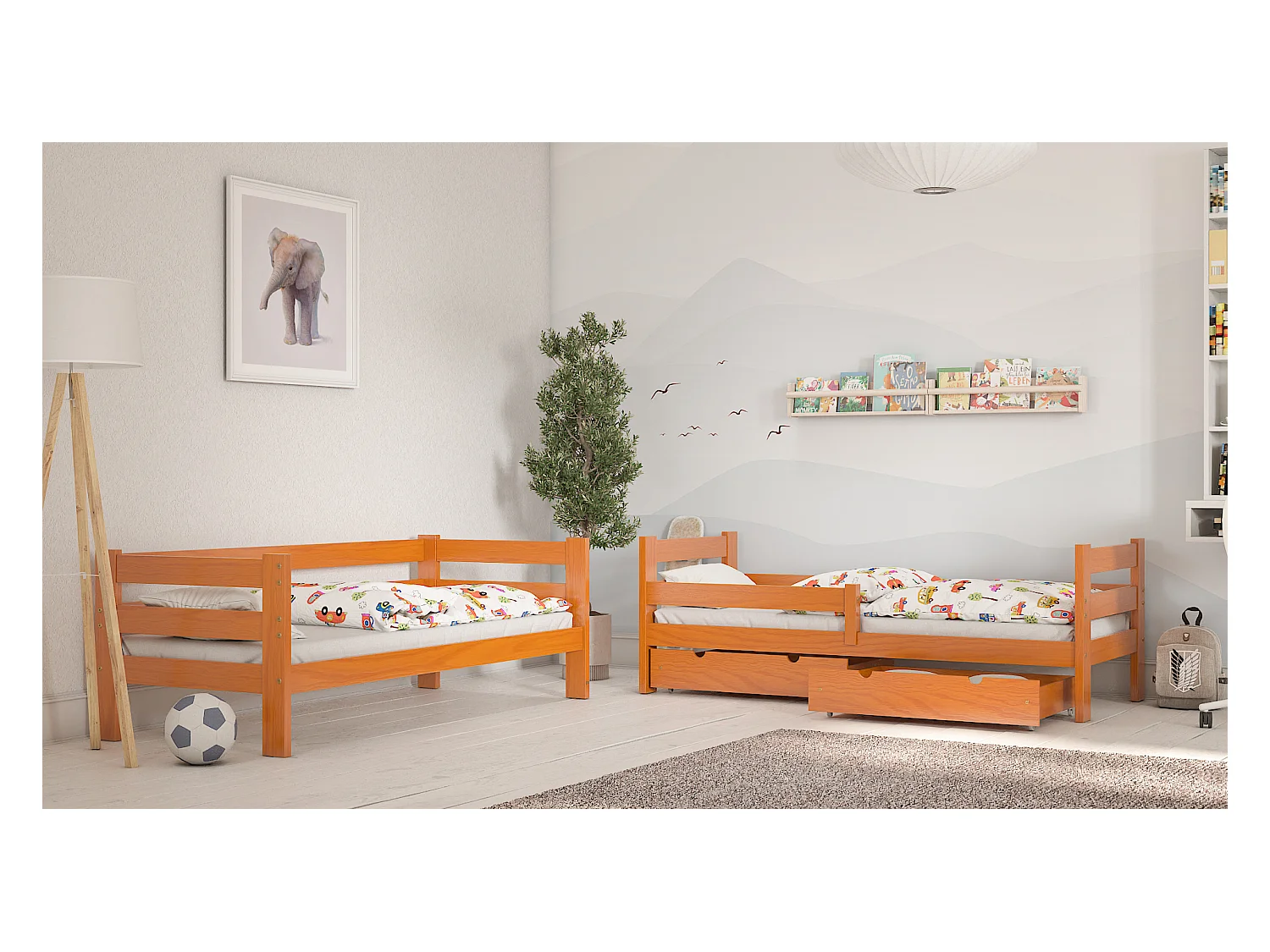 Lit Enfant simple avec extension Paul Duo
