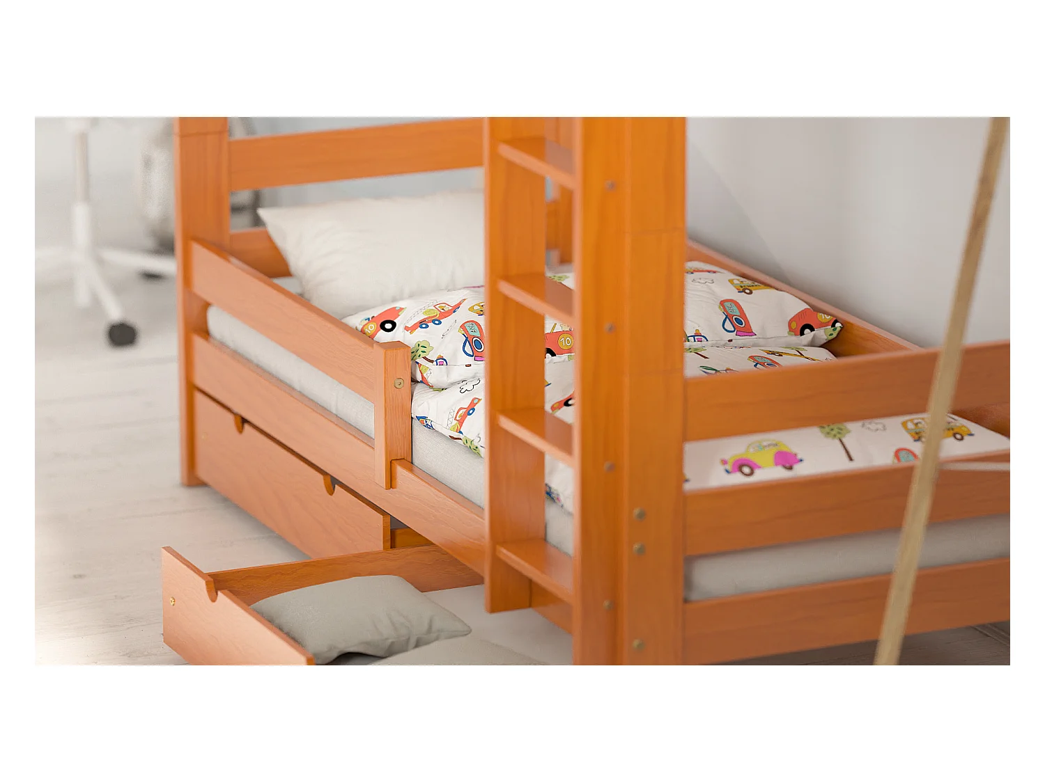 Lit Enfant simple avec extension Paul Duo