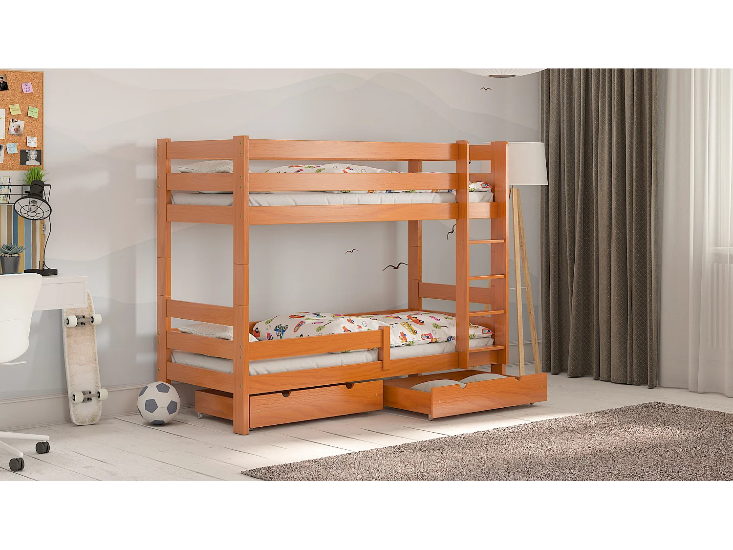 Lit Enfant simple avec extension Paul Duo