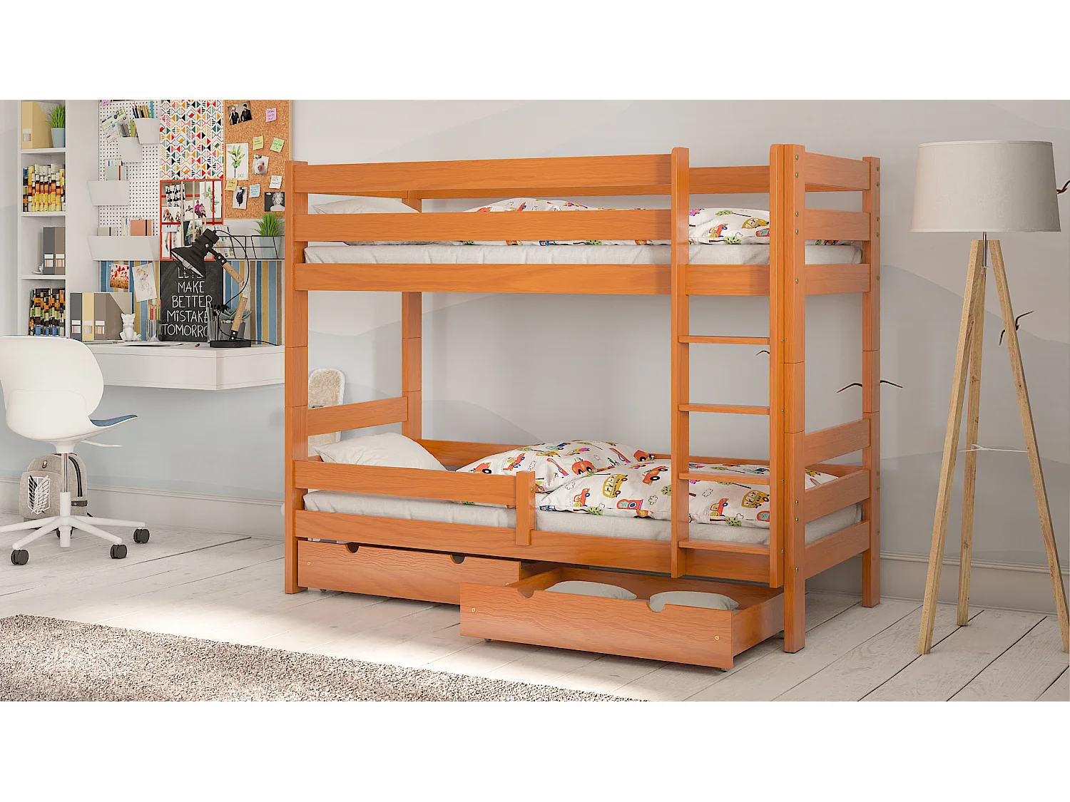 Lit Enfant simple avec extension Paul Duo