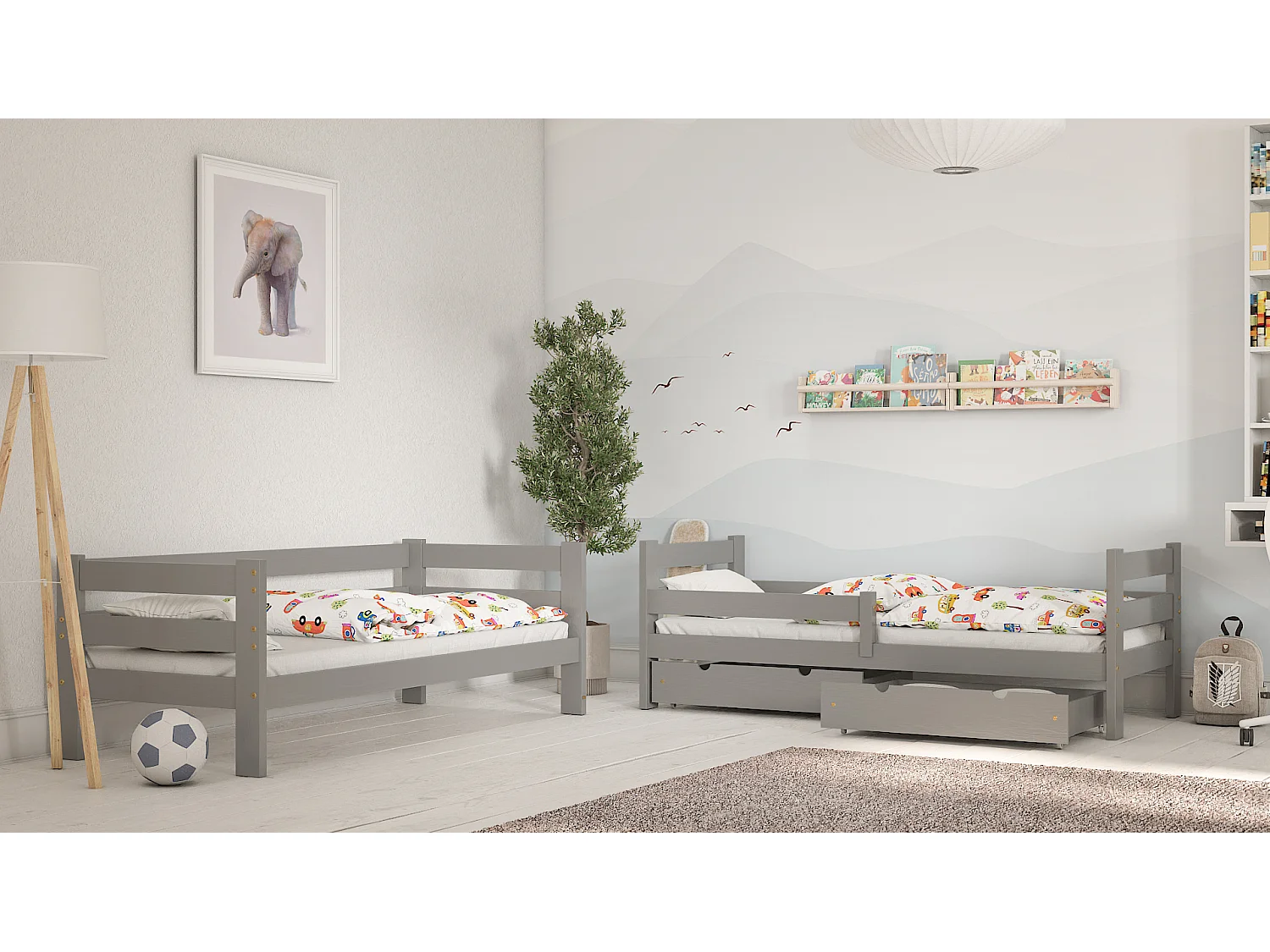 Lit Enfant simple avec extension Paul Duo