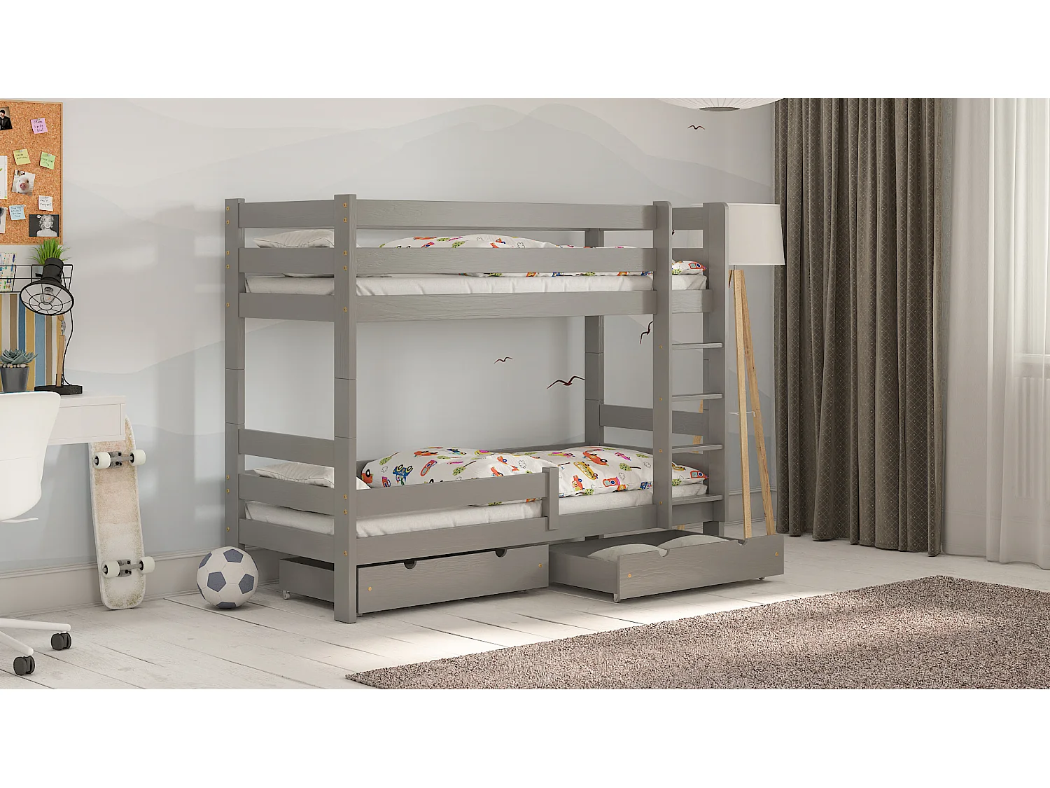 Lit Enfant simple avec extension Paul Duo