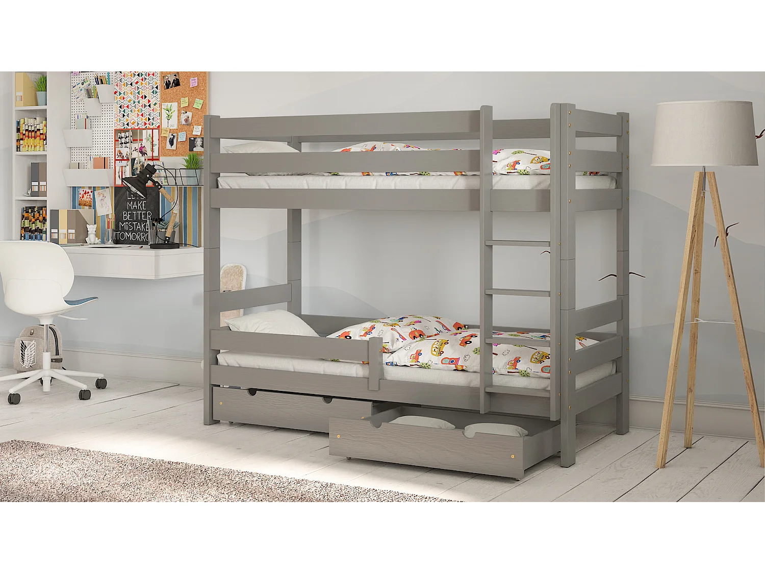 Lit Enfant simple avec extension Paul Duo