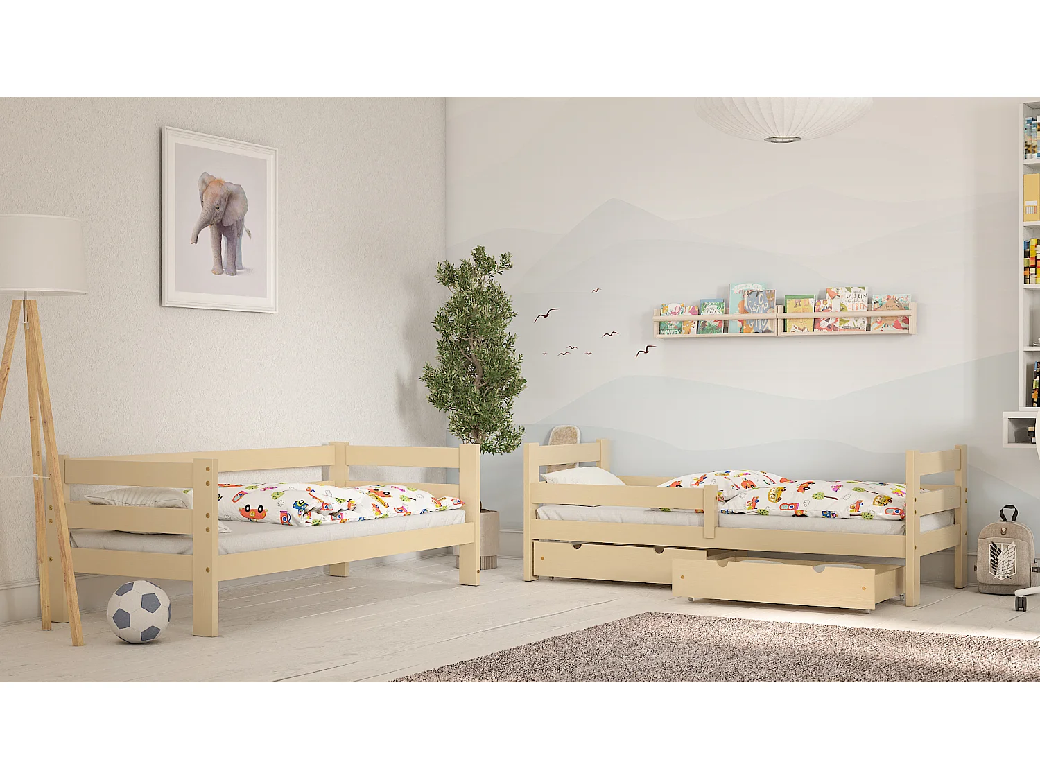 Lit Enfant simple avec extension Paul Duo