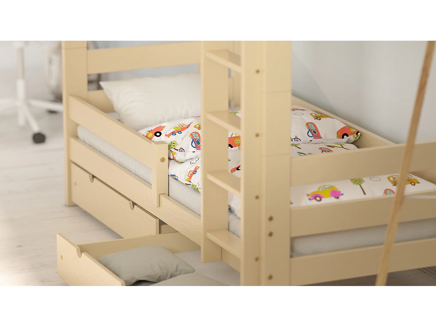 Lit Enfant simple avec extension Paul Duo