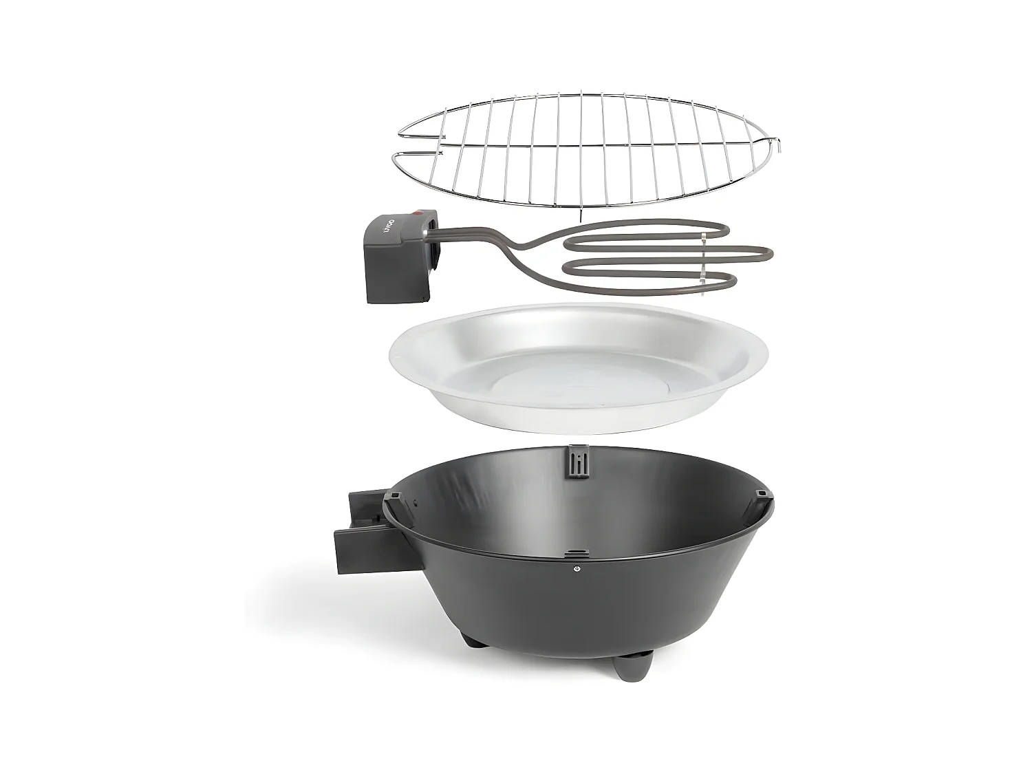 Livoo Barbecue électrique posable 30cm 1250w noir - doc267