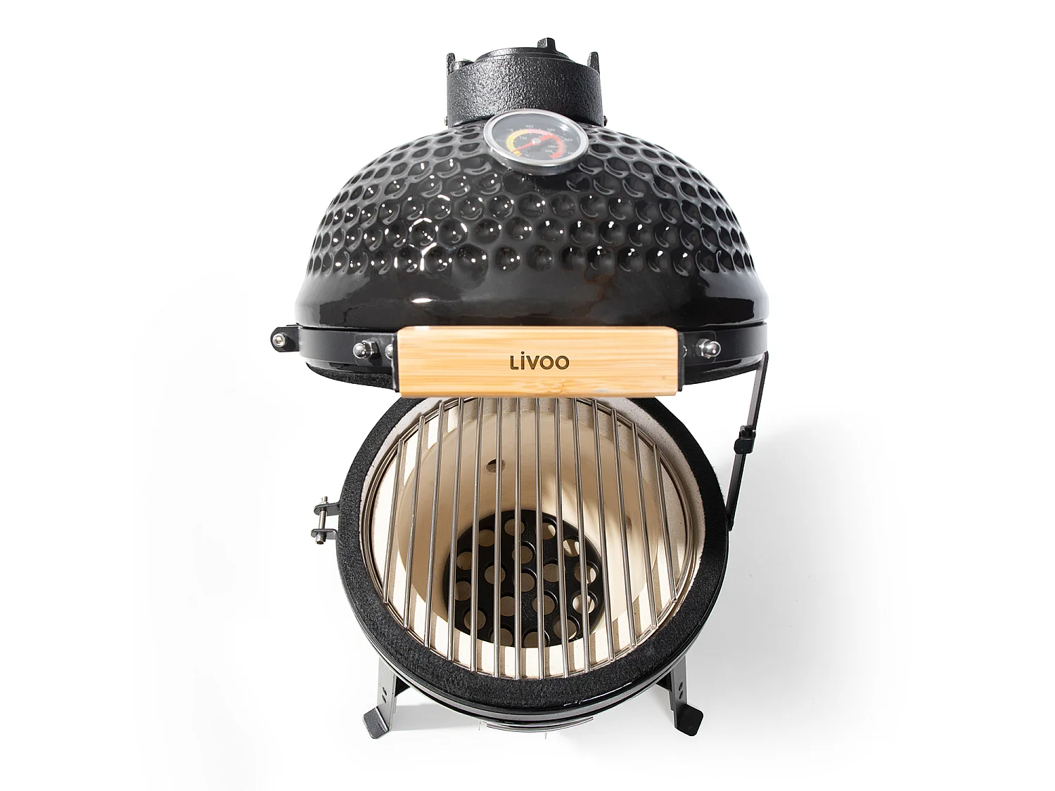 Livoo Barbecue à charbon 27cm céramique - doc283