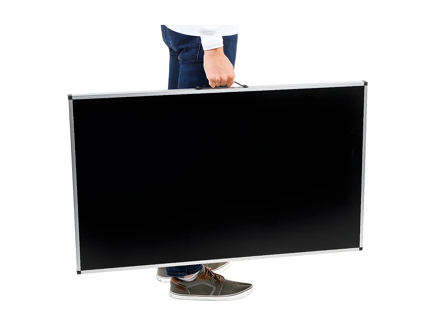 Table pliable 100 x 60 x 94 cm Aluminium