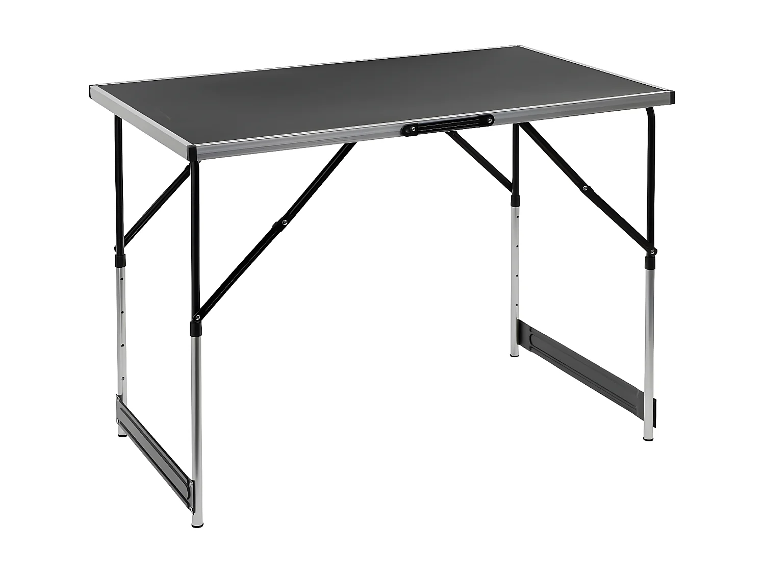 Table pliable 100 x 60 x 94 cm Aluminium