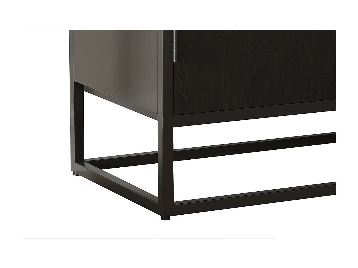 Commode MADEIRO bois exotique mangolia noir