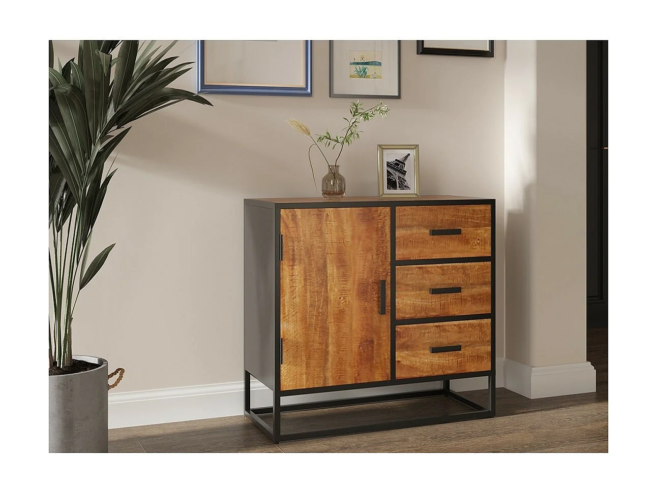 Commode MADEIRO bois exotique mangolia