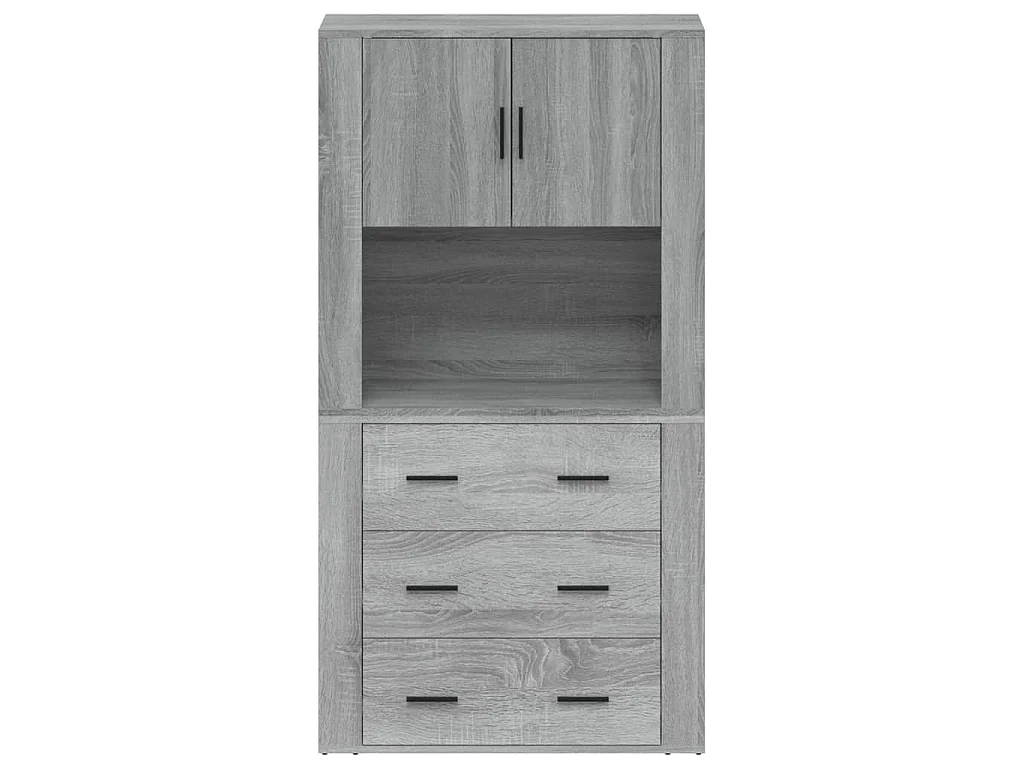 Highboard Grau Sonoma Holzwerkstoff