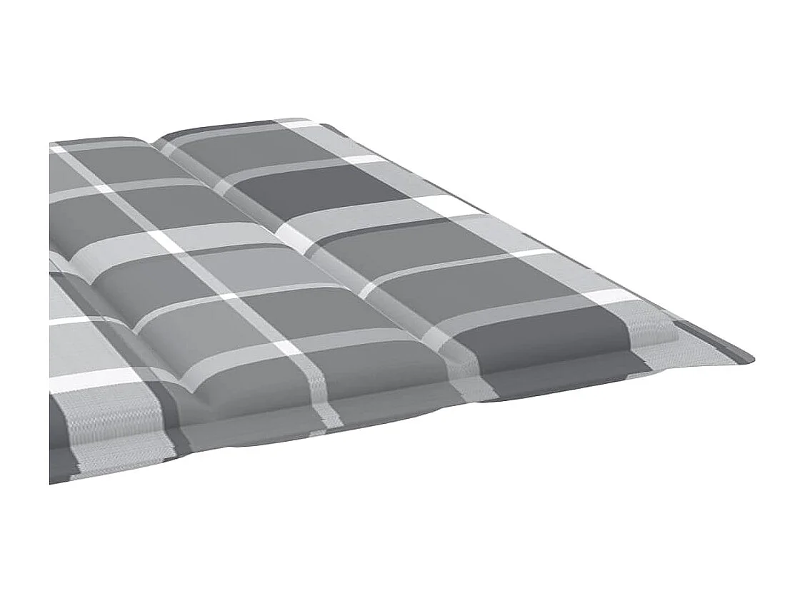 Espreguiçadeira espreguiçadeira espreguiçadeira jardim cama terraço móveis de exterior com almofada madeira de acácia maciça 02_0012388