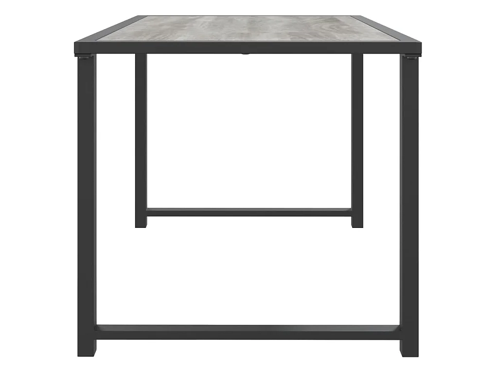 Table de jardin anthracite 55x40x37 cm acier