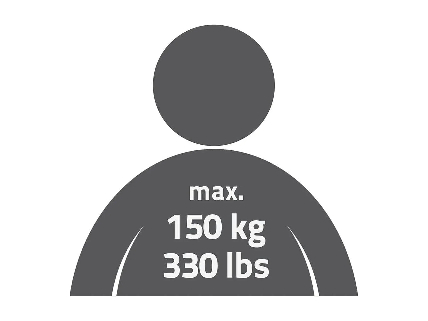 Tabouret de salle de bain Zac XXL Noir PU/aluminium