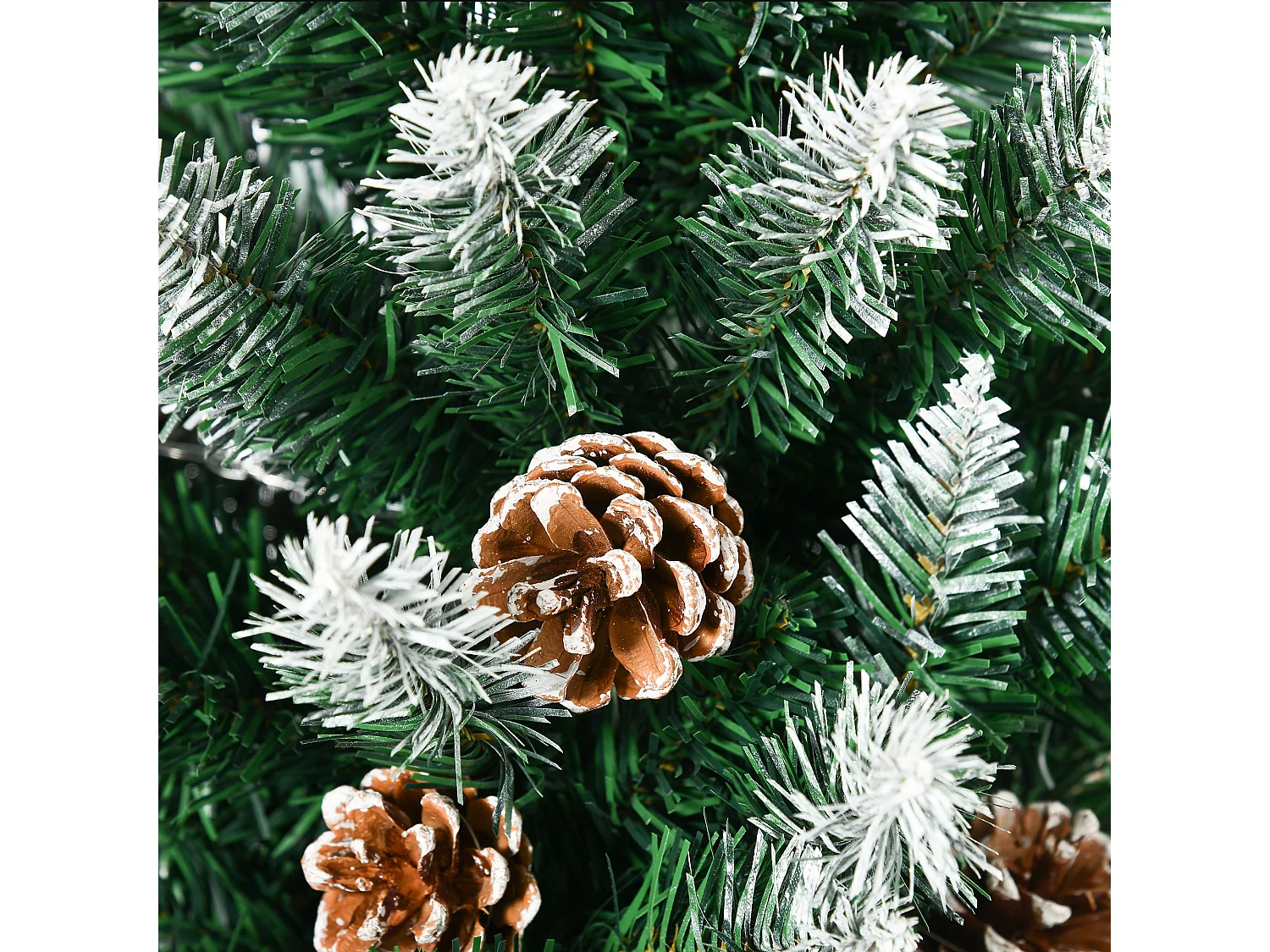 Árbol de navidad verde 73x73x180 cm HOMCOM