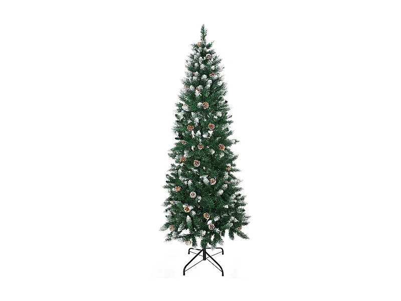 Árbol de navidad verde 73x73x180 cm HOMCOM
