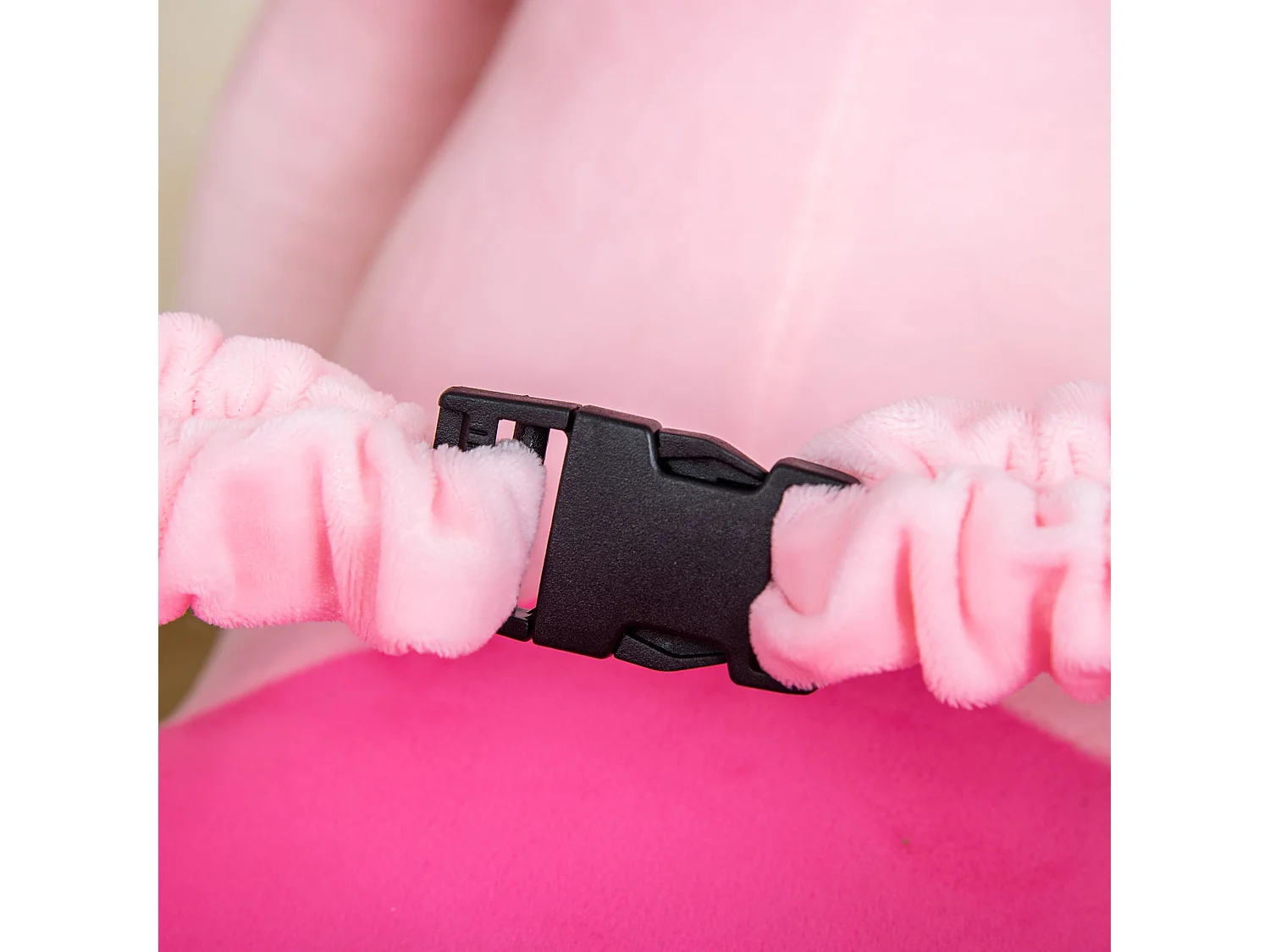 Caballito balancín infantil rosa 60x35x45 cm HOMCOM