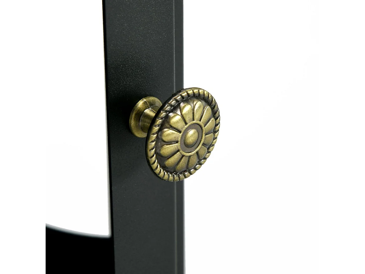 Chimenea de etanol negro 39x26x54 cm HOMCOM