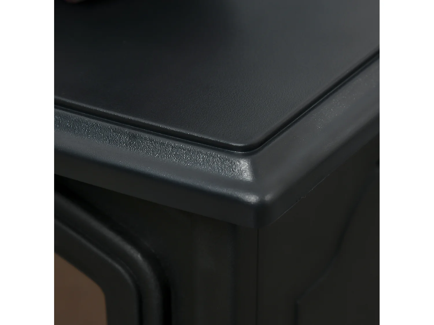 Chimenea eléctrica negro 36.5x24x45.5 cm HOMCOM