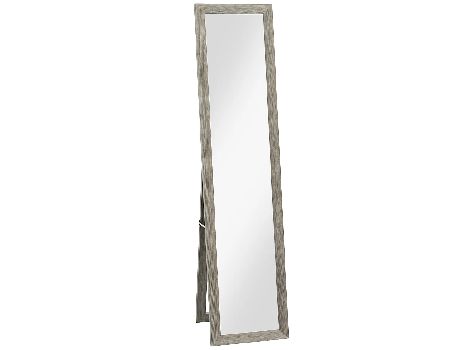 Espejo cuerpo entero gris 37x3.8x157 cm HOMCOM