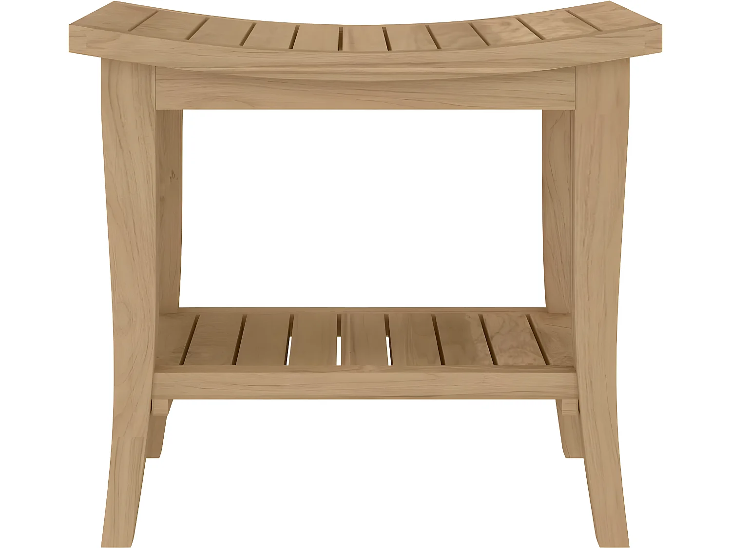 Badezimmer-Beistelltisch 50x35x45 cm Massivholz Teak