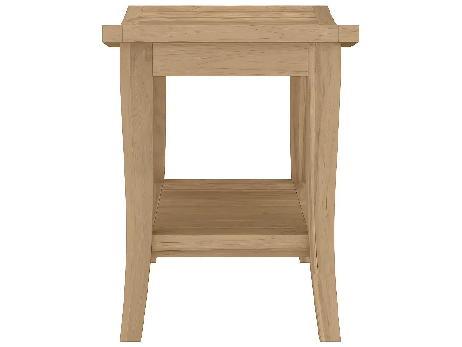 Badezimmer-Beistelltisch 50x35x45 cm Massivholz Teak