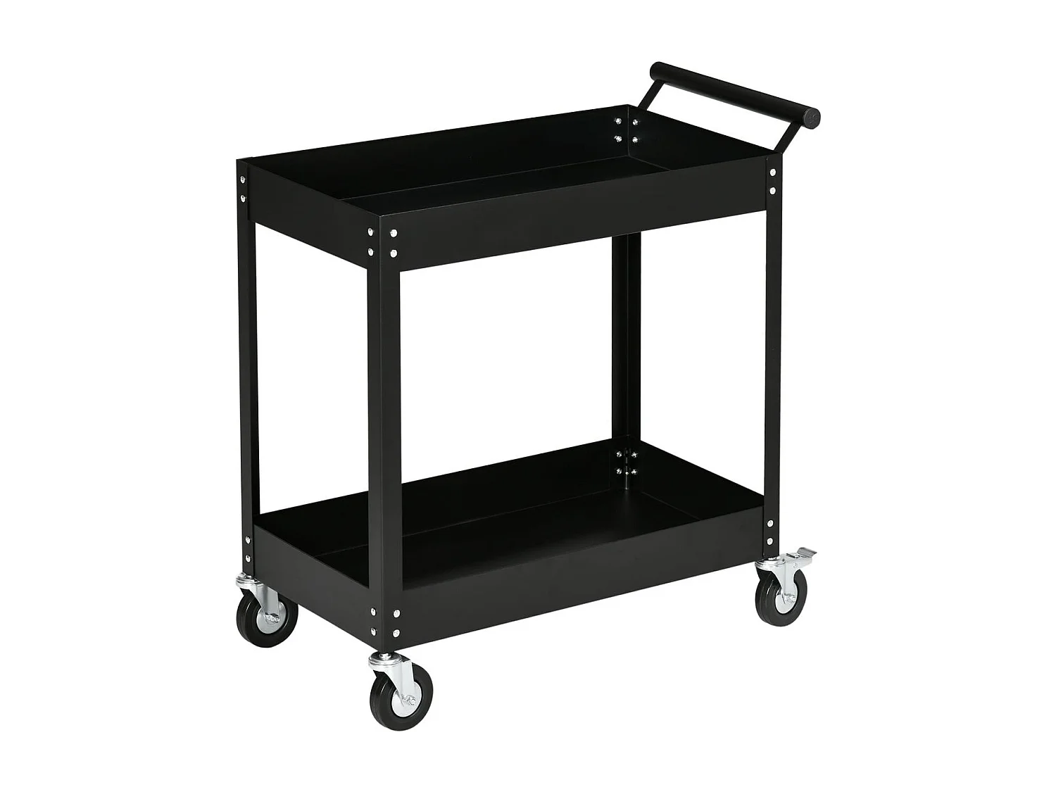 Carro de herramientas negro 84.5x38x84 cm DURHAND