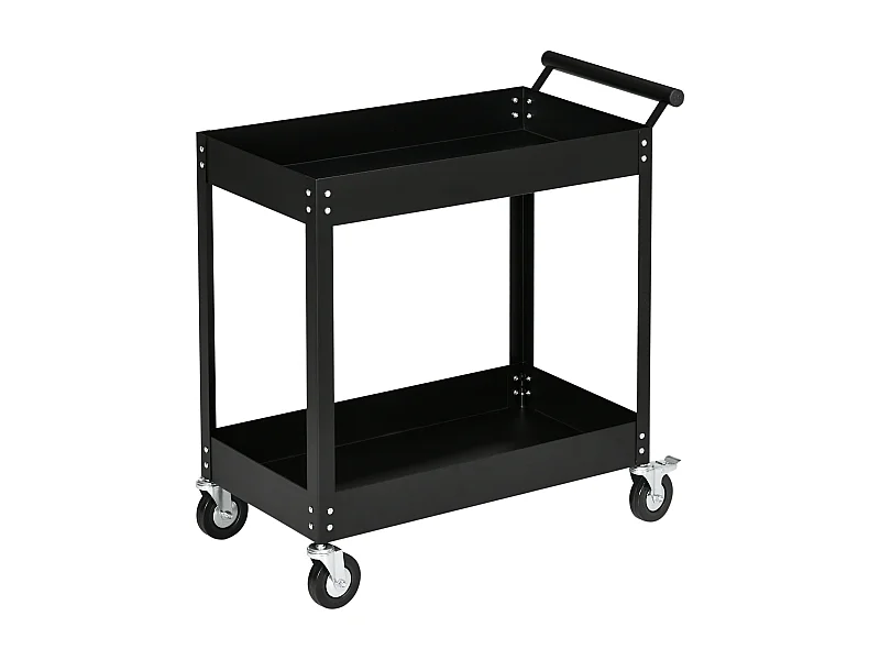 Carro de herramientas negro 84.5x38x84 cm DURHAND