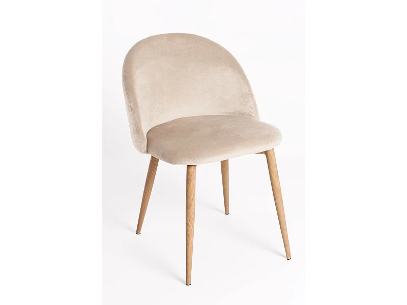 Packs Sillas Comedor - Pack 4 Sillas Vint Terciopelo - Beige