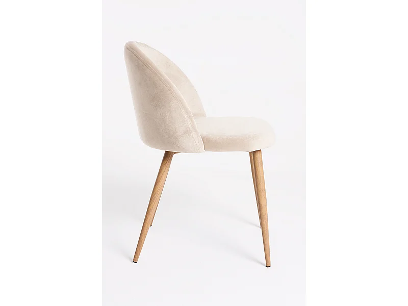 Packs Sillas Comedor - Pack 4 Sillas Vint Terciopelo - Beige