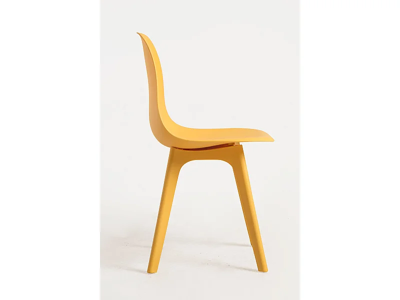 Packs Sillas Comedor - Pack 4 Sillas Kelen Suprym - Amarillo